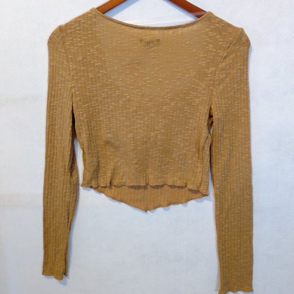 NWT - Long Sleeve Fitted Sweetheart Neck T-Shirt - Wild Fable - Picture 5 of 5